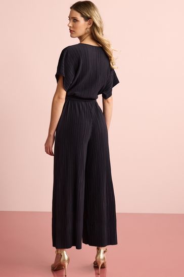 Black short cheap jumpsuit