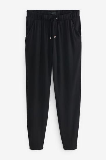 Black jersey joggers ladies discount