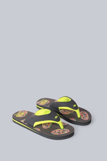 Buy Animal Kids Green Lime Jekyl Recycled Flip Flops from the