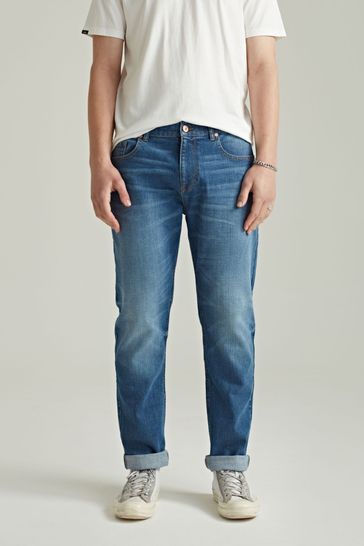 Buy Raw Denim Atelier Blue Denim Jeans from Next Luxembourg