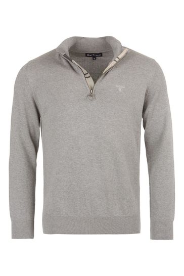 Buy Barbour® Cotton Half Zip Jumper 