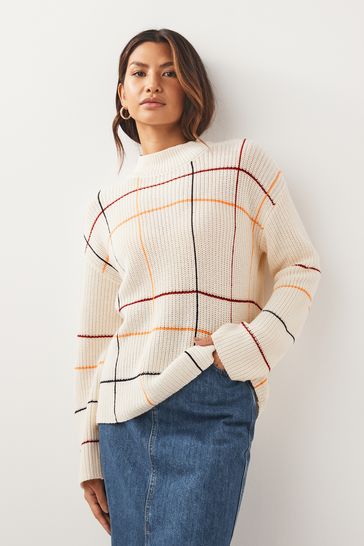 Thin sale cream jumper
