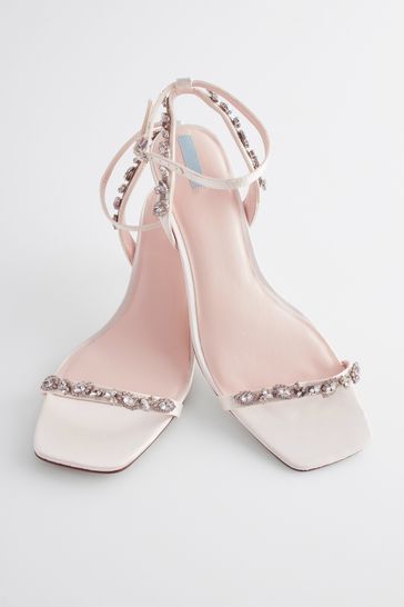 Pink wedding shoes low heel shop