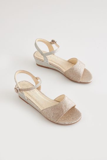 Low heel sale wedge sandals uk
