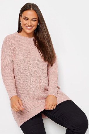 Knitted sales pink jumper