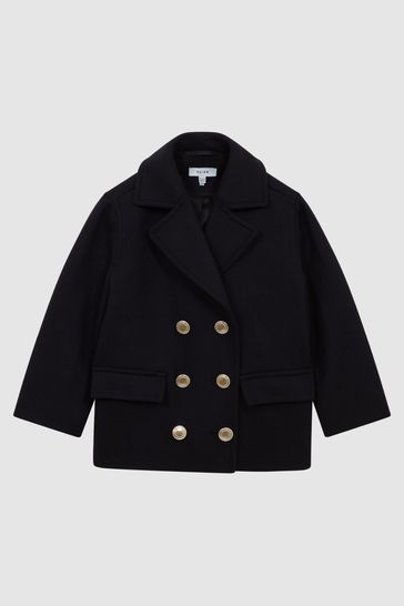 Buy Reiss Maddie Wool Pea Coat from the Laura Ashley online shop