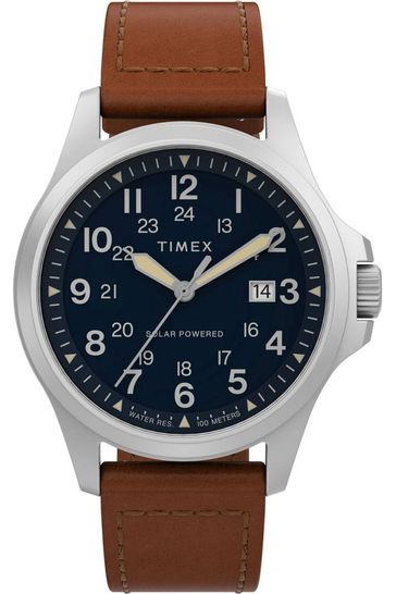 Timex Gents Brown North Field Solar Watch