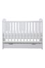 Ickle Bubba White White Coleby Mini Cot Bed and Under Drawer