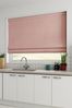 Blush Pink Textured Made To Measure Roman Blind