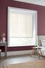 Pale Ochre Candy Stripe Made to Measure Roman Blinds