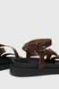 Schuh Taylor Cross Strap Footbed Sandals