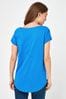 Cobalt Blue Cap Sleeve T-Shirt