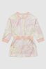 Reiss Pink Jona Senior Printed Jersey Dress