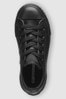 Converse Junior Black Leather Chuck Taylor Ox Low Trainers