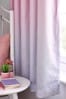 Pink/Grey Ombre Glimmer Eyelet Blackout Curtains