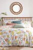 furn. Multicolour Pommie Citrus Fruits Reversible Duvet Cover and Pillowcase Set