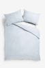 Silver Grey 100% Cotton Supersoft Brushed Duvet Cover and Pillowcase Set