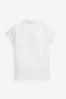 White 5 Pack Cotton Short Sleeve Polo Shirts (3-16yrs)
