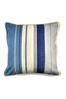 Fusion Blue Whitworth Stripe Cushion