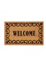 Pride Of Place Set of 2 Black Rochdale Rubber And Coir Indoor And Outdoor Use Doormat Set