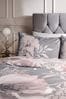 Catherine Lansfield Pink Dramatic Floral Duvet Cover And Pillowcase Set