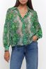 River Island Green Chiffon Shirt