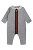Baby Boys Romper - Grey 100% Cotton 3 Piece Gift Set