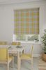 Ochre Yellow Marlow Check Made To Measure Roman Blind
