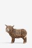 Brown Hamish Highland Cow Perpetual Calendar