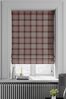 Red Cranford Check Made To Measure Roman Blind