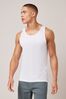 White Vests Pure Cotton Two Pack