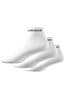 adidas Adult Linear Logo Ankle Socks Three Pack
