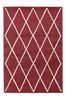 Asiatic Rugs Berry Red Albany Diamond Wool Rug