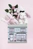 Babyblooms New Baby Pink Gift Hamper with Personalised Bunny Soft Toy