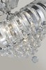 Searchlight Clear Crystal Dottie 5 Light Flush Ceiling Light
