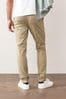 Stone Skinny Fit Stretch Chino Trousers