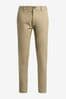 Stone Skinny Fit Stretch Chino Trousers