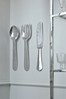Libra Silver Aluminium Cutlery Set Wall Hanging
