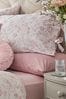 Blush Pink Aria Duvet Cover And Pillowcase Set