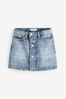 Calvin Klein Jeans Girls Blue A Line Denim Skirt