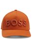 BOSS Orange Embroidered Logo Cotton Twill Cap