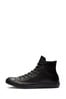 Converse Black Leather High Top Trainers