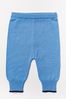Rock-A-Bye Baby Boutique Blue Knitted Two-Piece Top and Trousers Set
