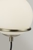Searchlight Brass Anna Wall Bracket With White Glass Shades