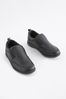 Black Narrow Fit (E) School Leather Loafers