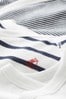 Petit Bateau Navy Stripe Iconic Rib Long Sleeve Bodysuits Three Pack
