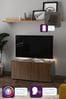 Frank Olsen SMART LED Medium Grey  Walnut TV cabinet