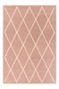 Asiatic Rugs Pink Albany Diamond Wool Rug