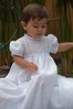 Kissy Kissy White Victoria Christening Gown And Hat Set
