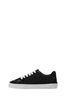 Mango Lace-up Leather Black Sneakers